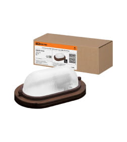 Светильник НПБ1401 венге овал 60Вт IP54 TDM SQ0303-0435