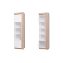 Шкаф-витрина Люмен 05 (белый снег/дуб сакраменто) Ижмебель 2001105-458 (2001105-458) 