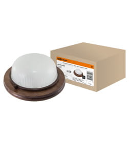 Светильник НПБ1101 венге круг 100Вт IP54 TDM SQ0303-0425