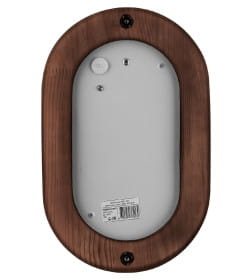 Светильник НПБ1202 венге овал с решеткой 100Вт IP54 TDM SQ0303-0439