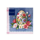 Салфетки декоративные 33 х 33 см, 3 слоя, (20 шт) "Пасхальное яйцо" Bouquet (25280) 