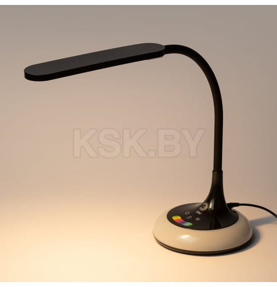 Настольный светильник NLED-481-10W-BK светодиодный с RGB  черный ЭРА (Б0048592) 