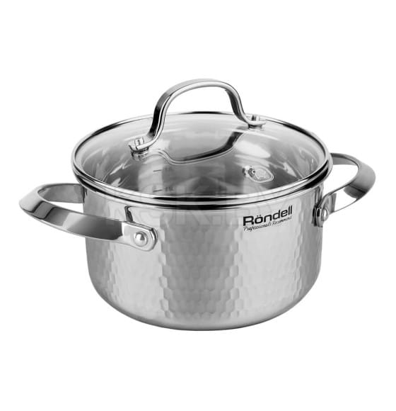 Кастрюля с крышкой 20 см 3,2 л RDS-1294 RainDrops Rondell (RDS-1294) 