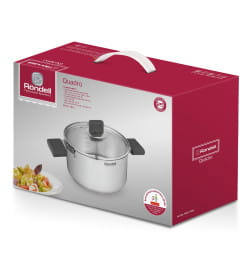Кастрюля с крышкой 20 см 3,1 л RDS-1596 Quadro Rondell