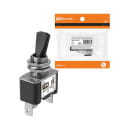Выключатель-тумблер ASW-07D-2 1P 12В AC/DC 30А (3c) ON-OFF с фиксацией с желтой LED подсветкой TDM SQ0747-0292 (SQ0747-0292) 