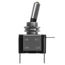 Выключатель-тумблер ASW-07D 1P 12В AC/DC 25А (3c) ON-OFF с фиксацией с желтой LED подсветкой TDM SQ0747-0287 (SQ0747-0287) 