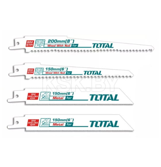 Набор полотен для сабельной пилы (10 шт.) TOTAL TRSB1001 (TRSB1001) 