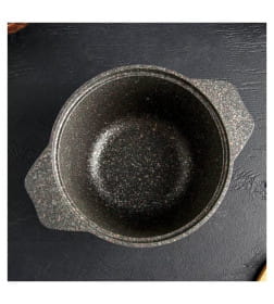 Кастрюля Kukmara (1л) кго12а "Granit ultra original" (стекл. крышка)