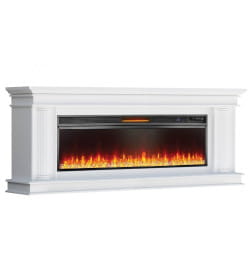 Каминокомплект Смолком Deli V60 c Royal Flame Vision 60 LOG LED Бьянко белый