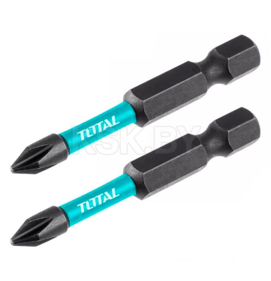 Бита PH 1х50 мм ударная (2 шт.) TOTAL TACIM71PH150 (TACIM71PH150)