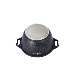 Кастрюля Kukmara (2л) кмти22а "Marble Induction" (темн. мрамор, стекл. крышка)