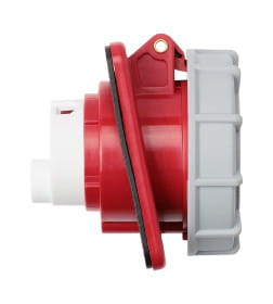 Розетка скрытой установки угловая IP67 63А 3Р+РЕ 380В TDM SQ0611-0061