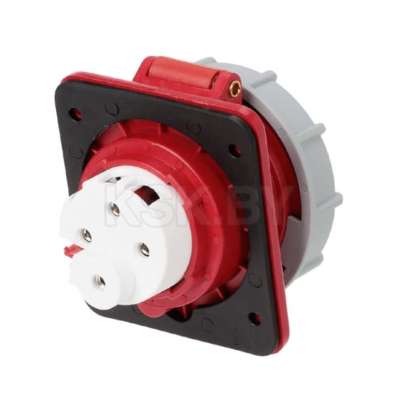 Розетка скрытой установки угловая IP67 63А 3Р+РЕ 380В TDM SQ0611-0061 (SQ0611-0061) 