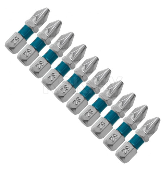 Бита PZ 2х25 мм сталь S2 (10 шт.) Gross 11340 (11340) 