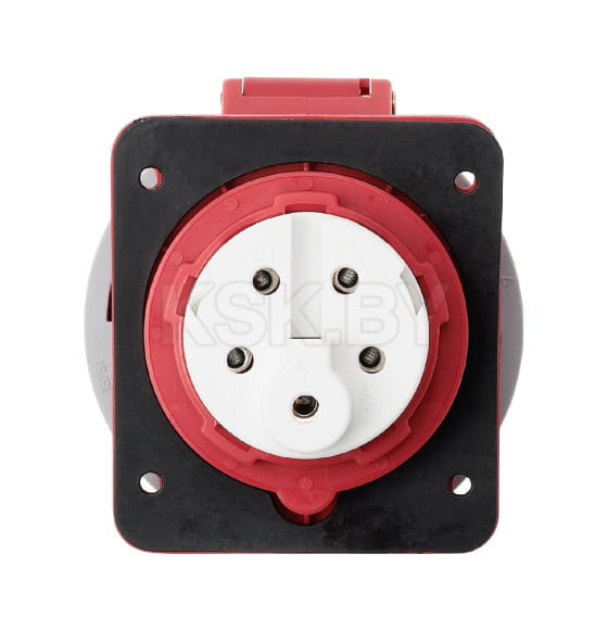 Розетка скрытой установки угловая IP67 32А 3Р+РЕ+N 380В TDM SQ0611-0060 (SQ0611-0060) 