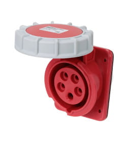 Розетка скрытой установки угловая IP67 32А 3Р+РЕ+N 380В TDM SQ0611-0060