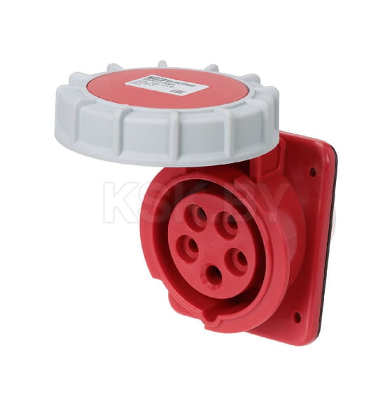 Розетка скрытой установки угловая IP67 32А 3Р+РЕ+N 380В TDM SQ0611-0060 (SQ0611-0060) 