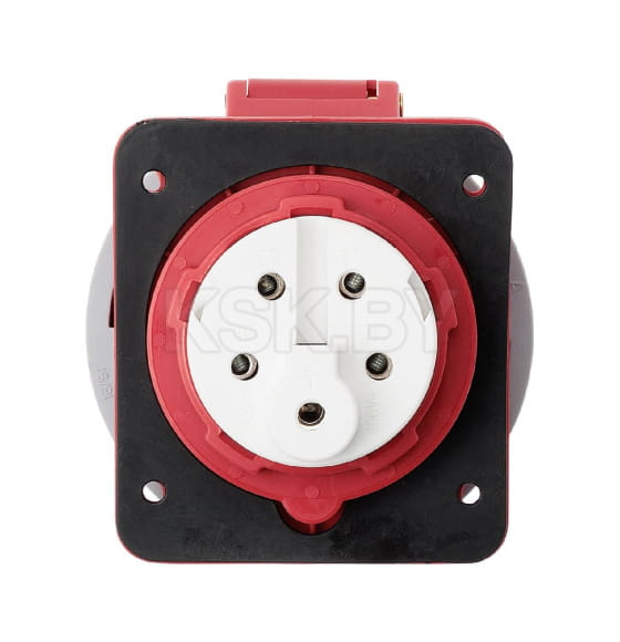 Розетка скрытой установки угловая IP67 125А 3Р+РЕ+N 380В TDM SQ0611-0064 (SQ0611-0064) 