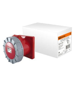 Розетка скрытой установки IP67 125А 3Р+РЕ 380В TDM SQ0611-0011