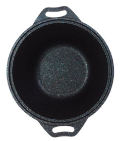 Кастрюля Kukmara (4л) кгг42а "Granit ultra blue" (стекл. крышка)