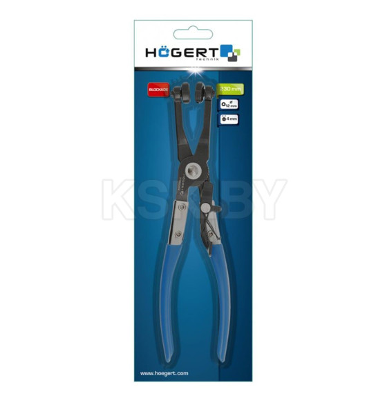 Клещи для хомутов и зажимов прямые 230 мм HOEGERT HT8G344 (HT8G344) 