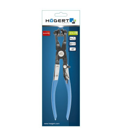 Клещи для хомутов и зажимов изогнутые 45° HOEGERT HT8G345