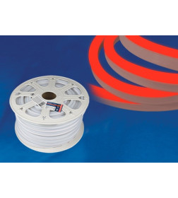 Светодиодная лента 120Led 8W 220V IP67 красный ULS-N21-2835-120LED Uniel