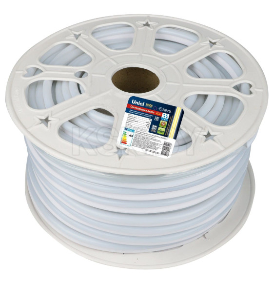 Светодиодная лента 120Led 8W 220V IP67 желтый ULS-N21-2835-120LED Uniel (UL-00003769) 