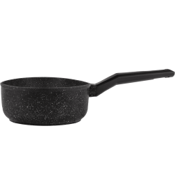 Ковш из литого алюминия со стеклянной крышкой 18 см 1,6 л MAUNFELD GALAXITE MF18GLX01SP