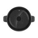 Кастрюля из литого алюминия со стеклянной крышкой 24 см 4 л MAUNFELD GALAXITE MF24GLX01CR (КА-00026266) 