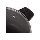 Кастрюля из литого алюминия со стеклянной крышкой 24 см 4 л MAUNFELD GALAXITE MF24GLX01CR (КА-00026266) 