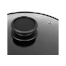 Кастрюля из литого алюминия со стеклянной крышкой 24 см 4 л MAUNFELD GALAXITE MF24GLX01CR (КА-00026266) 