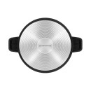 Кастрюля из литого алюминия со стеклянной крышкой 24 см 4 л MAUNFELD GALAXITE MF24GLX01CR (КА-00026266) 