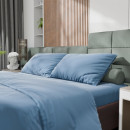 Постельное бельё Этель 1,5сп Tencel 155*210см, 160*245см, 50*70см-2шт, цвет серо-голубой (10655054) 