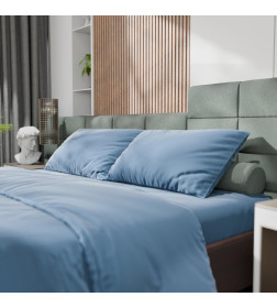 Постельное бельё Этель Евро Tencel 200*220см, 230*245см, 50*70см-2шт, цвет серо-голубой