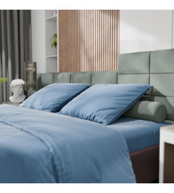 Постельное бельё Этель Евро Tencel 200*220см, 230*245см, 50*70см-2шт, цвет серо-голубой