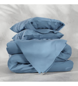 Постельное бельё Этель Евро Tencel 200*220см, 230*245см, 50*70см-2шт, цвет серо-голубой