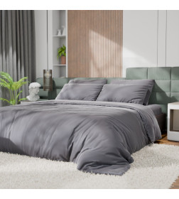 Постельное бельё Этель 1,5сп Tencel 155*210см, 160*245см, 50*70см-2шт, цвет серый