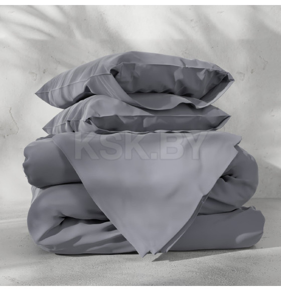 Постельное бельё Этель 2сп Tencel 180*210см, 220*245см, 50*70см-2шт, цвет серый (10655046) 