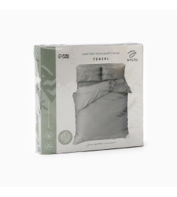 Постельное бельё Этель 1,5сп Tencel 155*210см, 160*245см, 50*70см-2шт, цвет серый