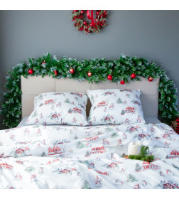 Постельное бельё "Этель" Funny snowman 2 сп 175х215 см, 200х220 см,70х70 см -2 шт,поплин 125 г/м2