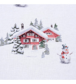 Постельное бельё "Этель" Funny snowman 2 сп 175х215 см, 200х220 см,70х70 см -2 шт,поплин 125 г/м2
