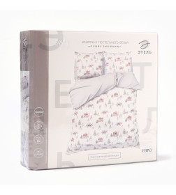 Постельное бельё "Этель" Funny snowman 2 сп 175х215 см, 200х220 см,70х70 см -2 шт,поплин 125 г/м2