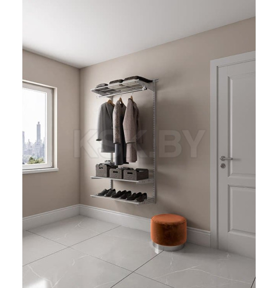 Гардеробная система ПРАКТИК Home Basic G90 графит (S70299914515) 