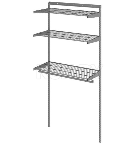 Гардеробная система ПРАКТИК Home Basic G90 графит (S70299914515) 