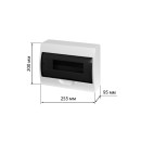 Бокс ЩРН-П-12 модулей, навесной, пластик, IP41 TDM SQ0901-0004 (SQ0901-0004) 