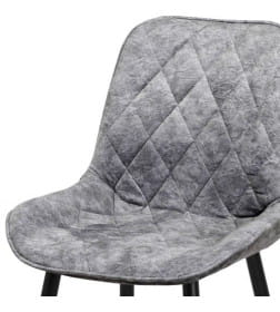 Стул "Аура" каркас Муар черный/лофт графит СоюзРегионПоставка СРП-032