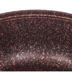 Кастрюля-жаровня Kukmara (4л) жга41а "Granit ultra red" (стекл. крышка)