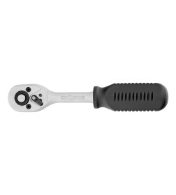 Трещотка 1/4" 45 зубьев, с быстрым сбросом, CrV, хром Сибртех 14000