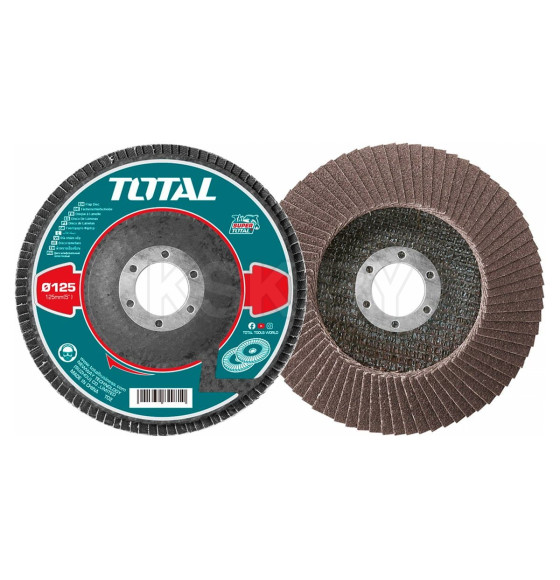 Круг лепестковый 125x22,2 мм P40 TOTAL TAC631251 (TAC631251) 